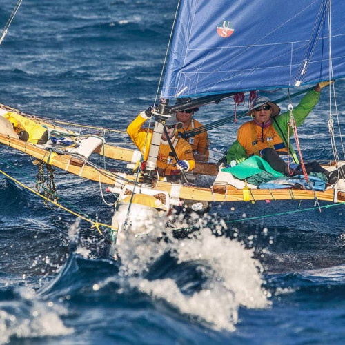 The Holopuni Sailing Canoe