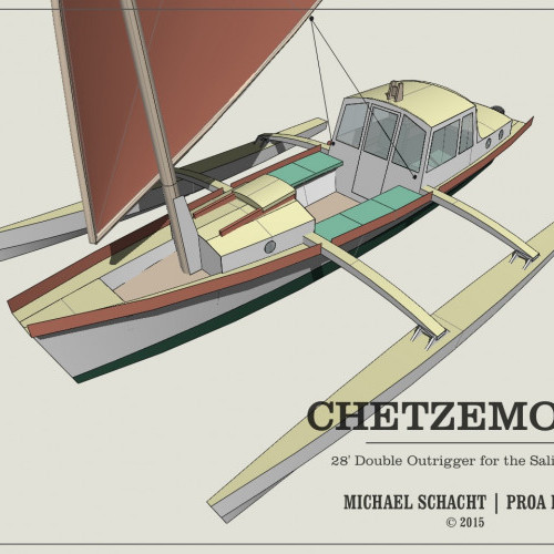 Chetzemoka sailing outrigger pickup