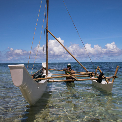 Mariana sailing canoe re-creation