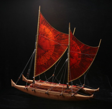 Sailing canoe model