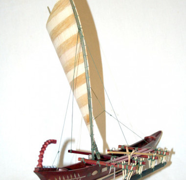 Sailing canoe model